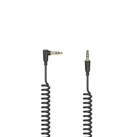 Hama audio kabel jack 3,5 mm, spirálový, 0,75 m